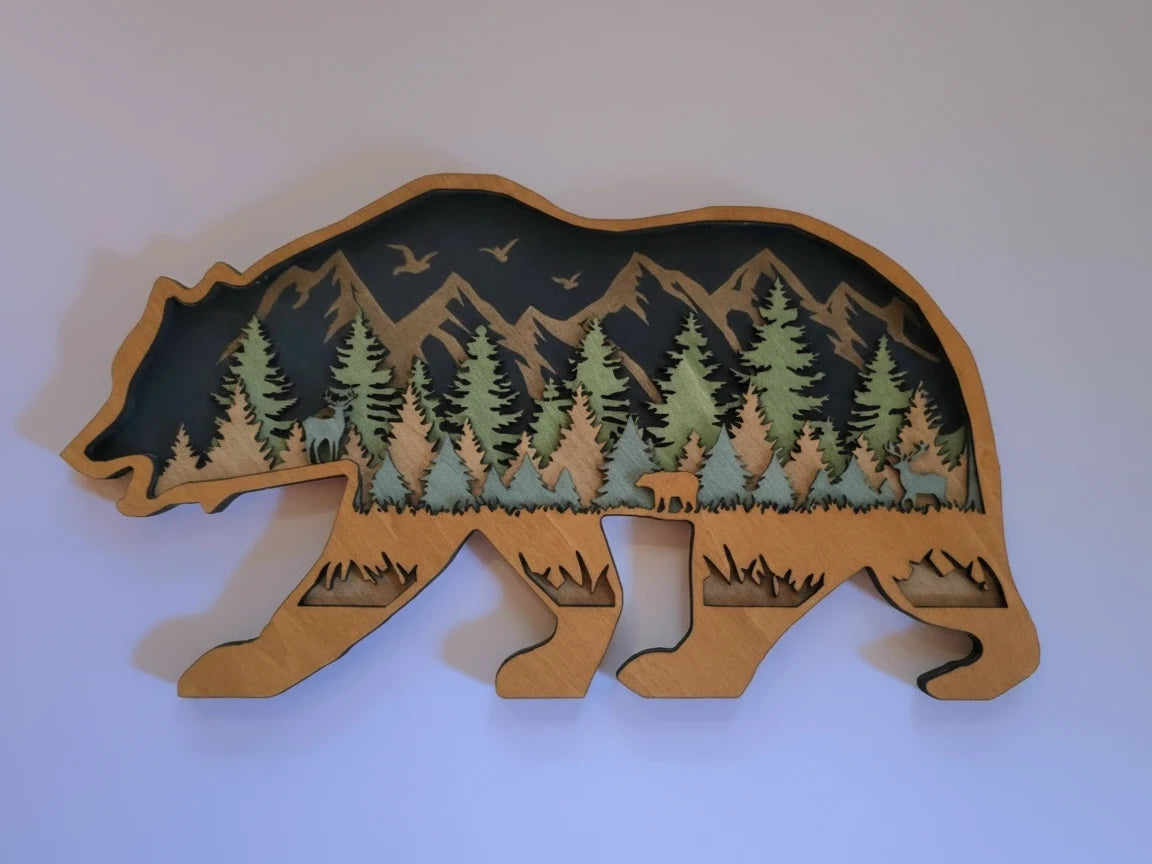 Layered forest bear